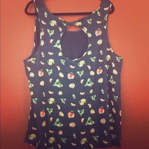 2/$50 NWOT ModCloth Tank Top with Fruit